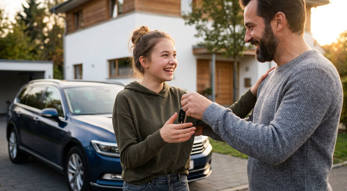 AXA Start & Drive für junge Fahrer, Fahranfänger und Begleitetes Fahren ab 17